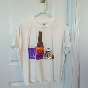Queen of Sparkles CLEMSON t-shirt Size Medium
